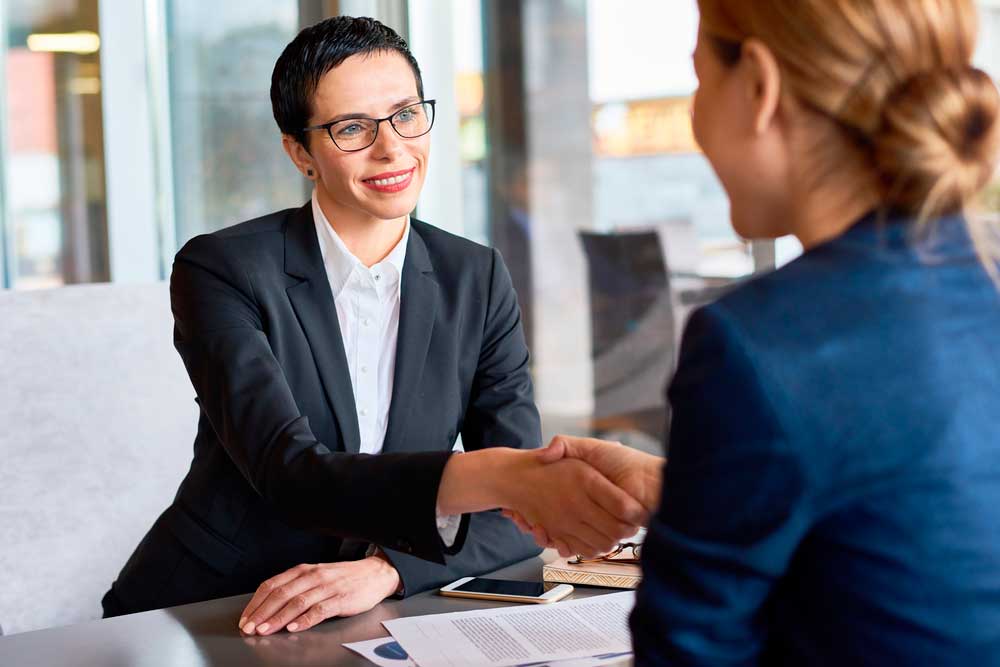 Funding for starting a business. Women negotiating