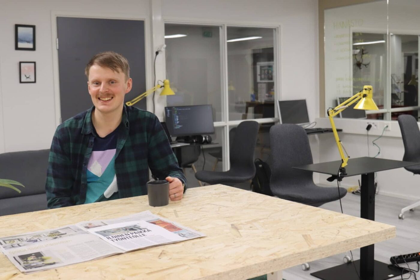 Hannu Jaakkola muutti etätöihin Lappiin.