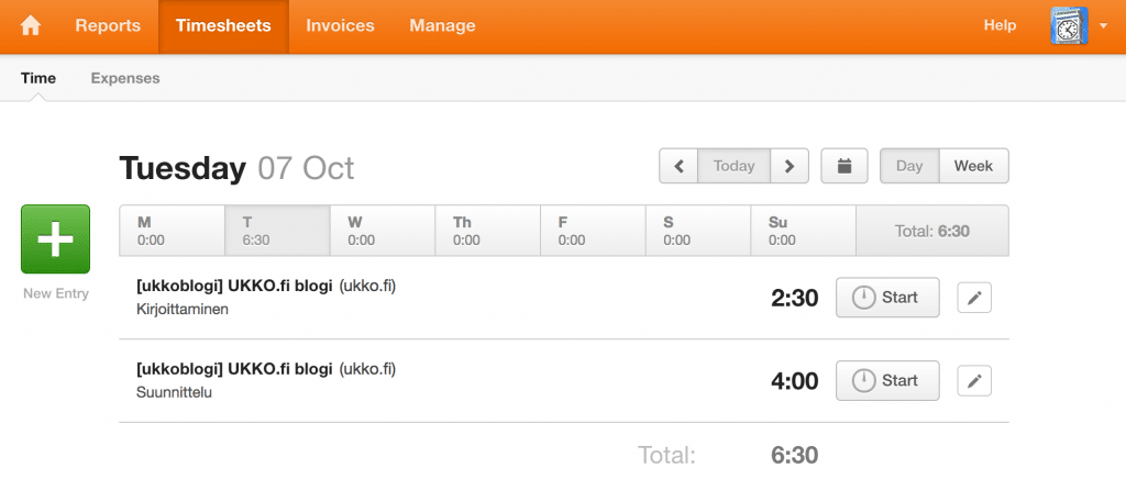 harvest ajanhallinta