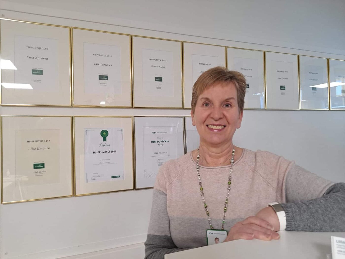 Huippumyyjä Liisa Kovanen