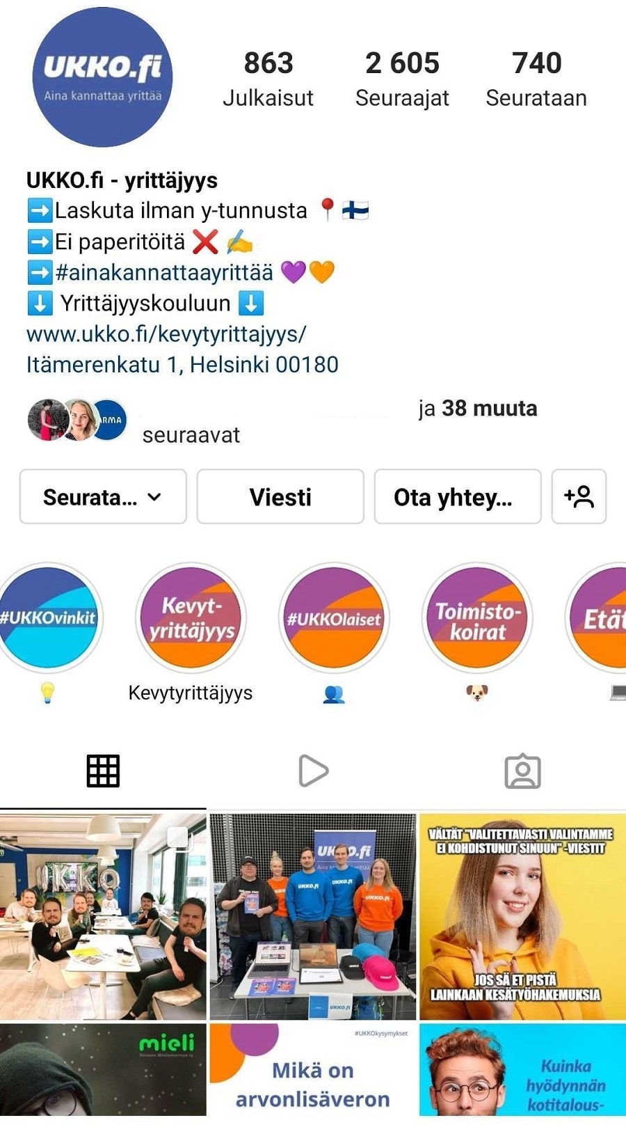UKKO.fin Instagram