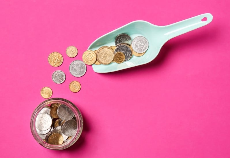 Rahoitus, kolikkoja.