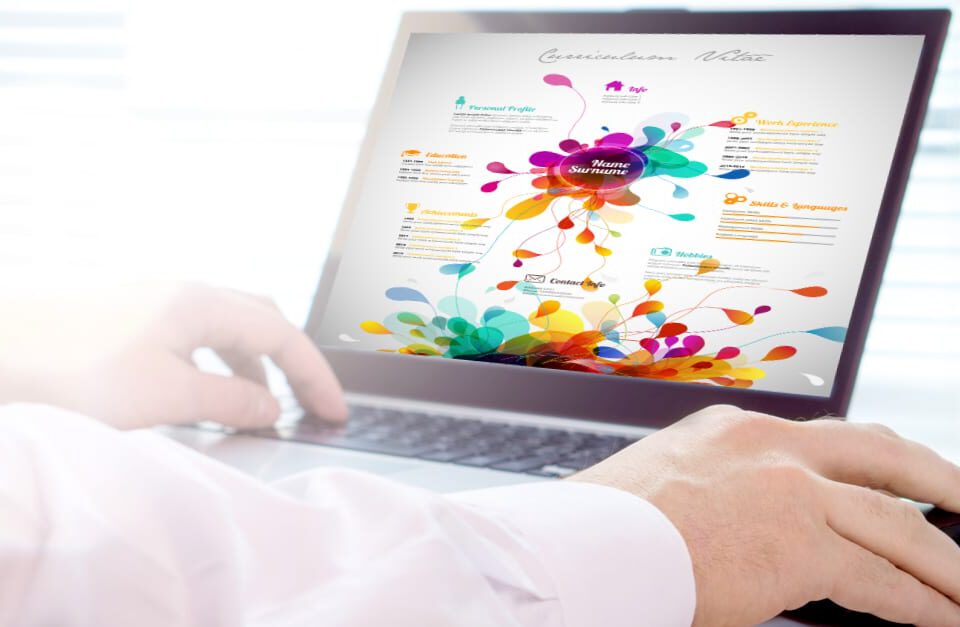 Visuaalinen CV – Väriä ansioluetteloon