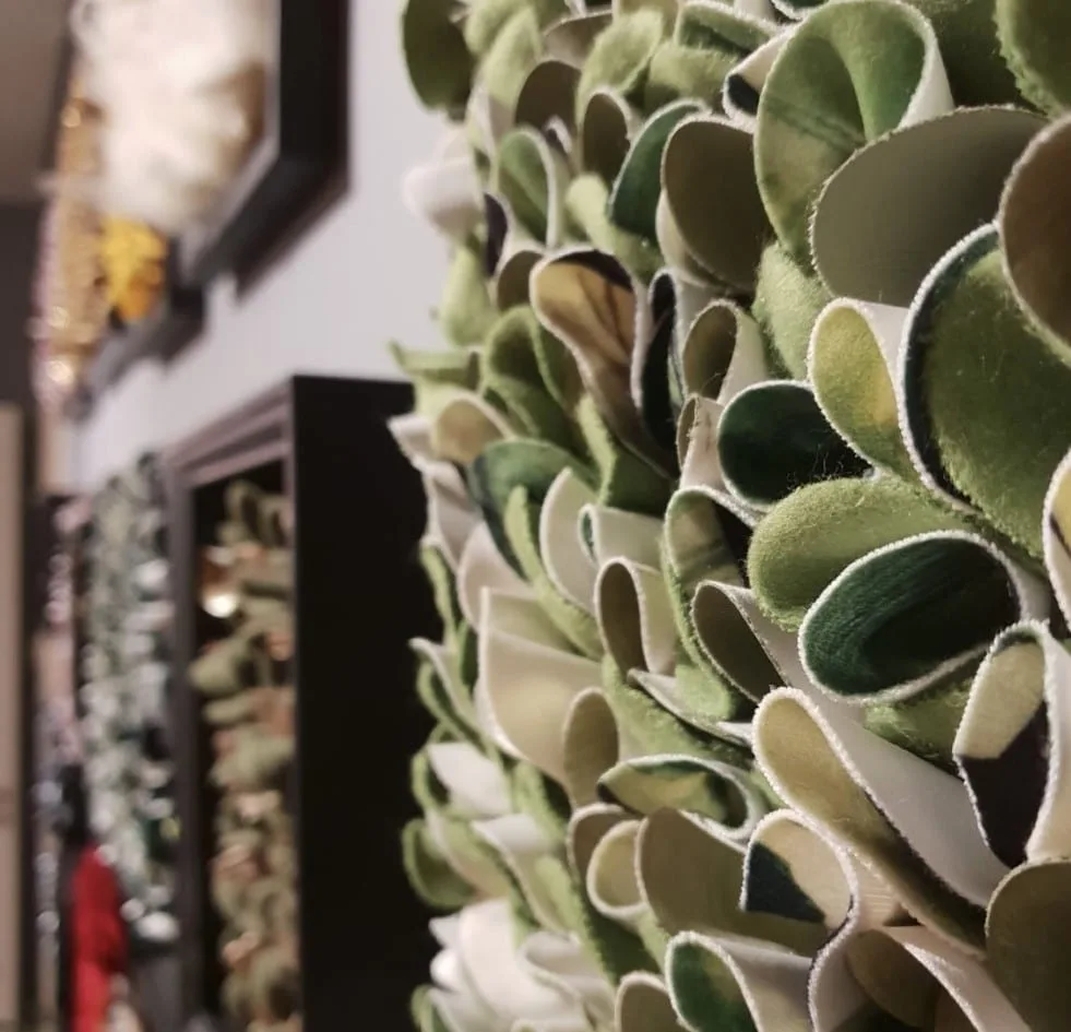 Inspiraatio tekstiiliin tuli luonnon pinnoista